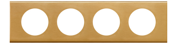 Legrand Celiane Золото Рамка 4 поста (8 модулей) 069134