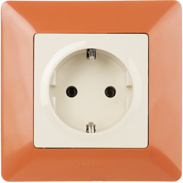 Купить Legrand Valena LIFE DIY Сл.кость Розетка 1-ая с/з, безвинт.зажим 753521