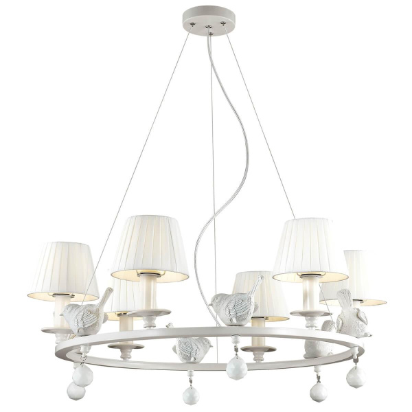 Favourite Vogel Белая Люстра 6*E14*40W 1705-6P