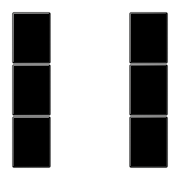 JUNG KNX Черный Набор накладок, на кнопочный модуль 3гр LS503TSASW