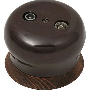 BIRONI Фаберже Керамика Коричневый Розетка TV/R-SAT оконечная B2-305-020/18