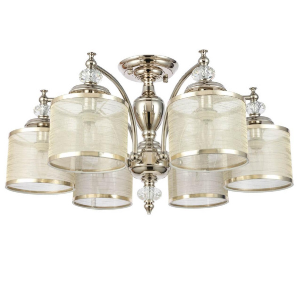 ST Luce SL1750.102.06 Люстра потолочная Никель/Золото E14 6*40W