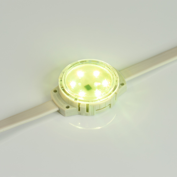 Купить Arlight Модуль управляемый SOLEX-SPI-3535-6-24V RGB 120deg (D40x16mm, 1.5W, IP67) (-) 029103