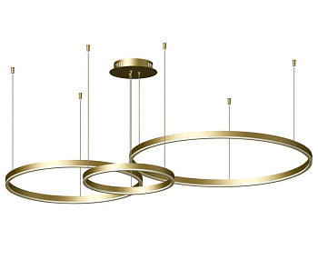 Kink Light 08223,33P(4000K) Подвес Тор матовое золото w133.5*95(d80+60+40) h110 Led 110W (4000k) диммируемый, с пультом ДУ