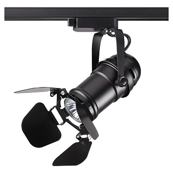 Novotech 370408 NT19 099черный Трековый светильник IP20 GU10 50W 220V UFO