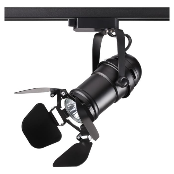 Novotech 370408 NT19 099черный Трековый светильник IP20 GU10 50W 220V UFO
