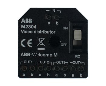 ABB Видео-распределитель, 4-канальный 2TMA070070B0006