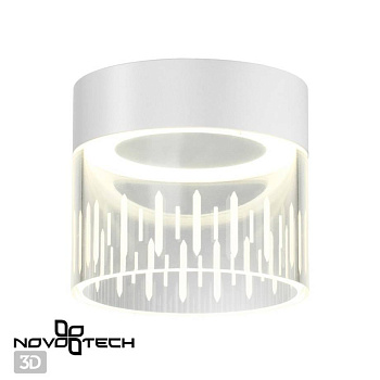 Novotech 359001 OVER NT23 000 белый Светильник накладной светодиодный IP20 LED 4000K 10W 85-265V AURA