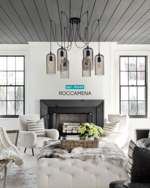 Купить Eglo Подвесной светильник Roccamena 49643