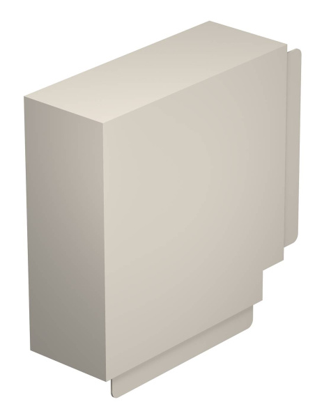 OBO Bettermann Угол плоский кабель-канала WDK 100x230 мм, ПВХ кремовый RAL9001 6161774