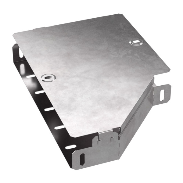 Промрукав Переходник левый с крышкой Стандарт 300х200х50 PR16.0497