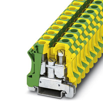 Phoenix Contact Заземляющие клеммы для выполнения проводки в зданиях UTI 16-PE 3073830