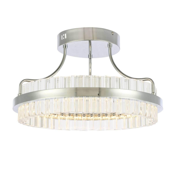 Купить ST Luce SL383.102.01 Светильник потолочный Хром/Прозрачный LED 1*34W
