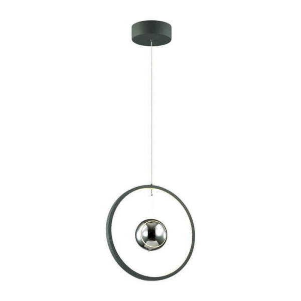 Odeon Light 4031/21LA ODL19 77 серый/хром Подвес LED 21W LOND