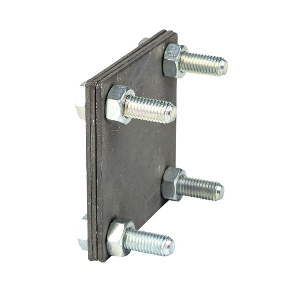 Купить EKF PROxima Зажим полоса 40 - полоса 40 (3 пластины 70х70мм) HZ