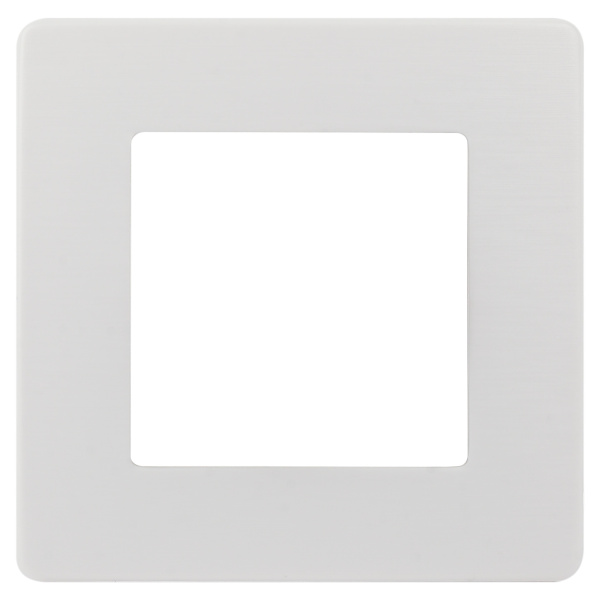 ЭРА Рамка для розеток и выключателей Серия 12 12-5101-01 на 1 пост, Сатин, белый