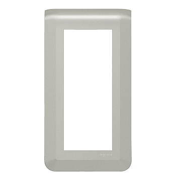 Legrand Mosaiс Рамка - Программа Mosaic - 5 модулей - вертикальная - алюминий 079325L