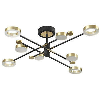 Odeon Light 4321/63CL MIDCENT ODL22 121 металл/черный с бронзой Потолочный светильник IP20 LED 63W DENZEL