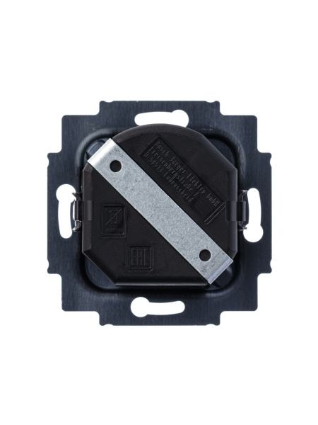 Купить ABB EPJ Levit серебро / дымчатый чёрный Диммер поворотно-нажимной, 60-600Вт, R 2CHH942247A6070