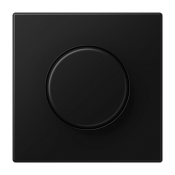 JUNG LS 990 Черный матовый Накладка на роторные диммеры без лапок LS1940SWM