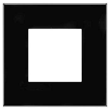 DKC Рамка "Avanti", "Черный квадрат", 1 пост (2 мод.)