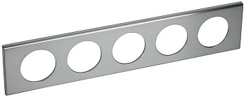 Legrand Celiane Сталь фактурная Рамка 5-ая (2+2+2+2+2 мод) 069110