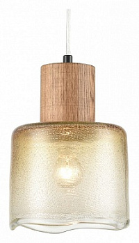 VELANTE 382-506-01 Подвес Натуральный камень/Янтарный E27 1*40W