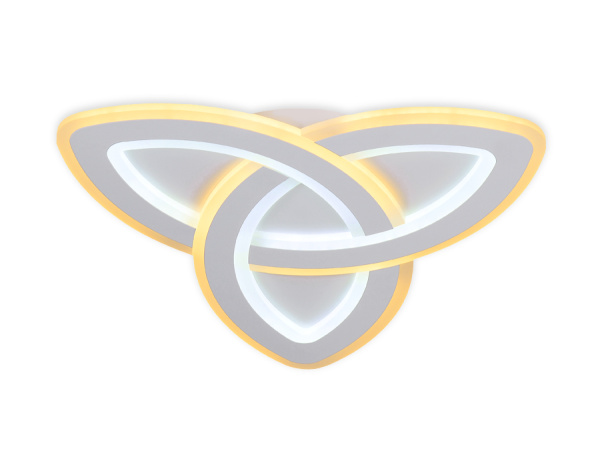 Ambrella Потолочный светодиодный светильник с пультом FA775 WH белый 92W 480*480*40 (ПДУ РАДИО 2.4)