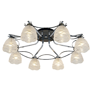 Citilux CL147181 Сандра Черн.Хром+Хром  Светильник Потолоч.