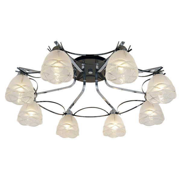 Citilux CL147181 Сандра Черн.Хром+Хром  Светильник Потолоч.