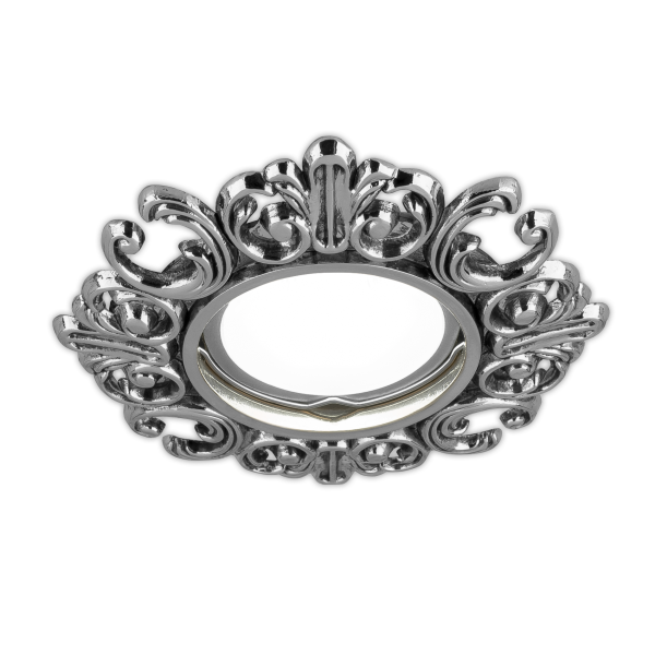 Купить Gauss Светильник Antique Gu5. 1/40 круг, серебро/черный CA045