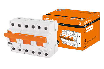 TDM Модульный переключатель трехпозиционный МП-125 3P 125А SQ0224-0048