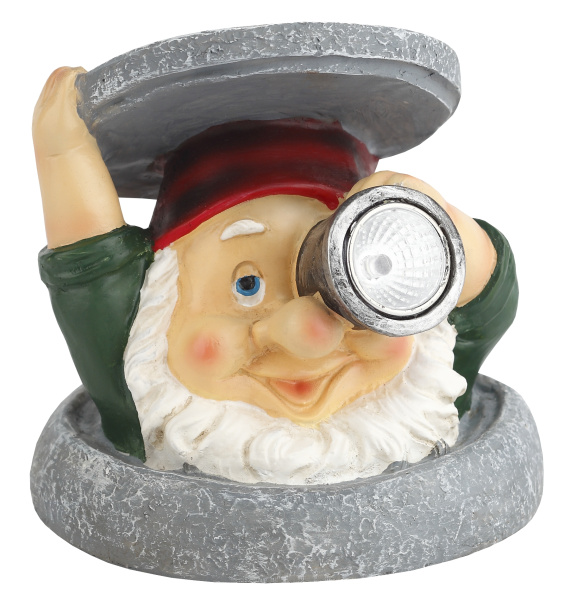 ЭРА SL-RSN11-GNS Садовый светильник на солнечной батарее, полистоун, цветной, 11 см