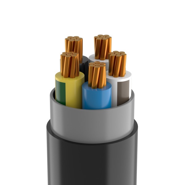 Кабель силовой с ПВХ изоляцией ВВГнг(A) -LS 5х50 ок(N,PE)-0,66 Кабэкс ТХМ00209002