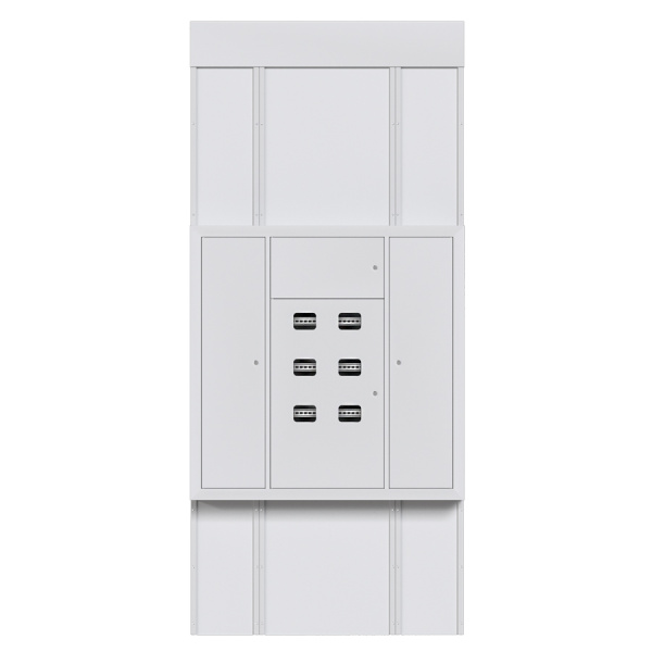 Купить Устройство этажное распределительное с отдельным кабельным отсеком типа УЭРК 6 кв. (2780х1200х290) EKF