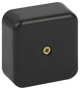 ЭРА Распаячная коробка BS-B-50-50-20 50х50х20мм без клеммы черная IP40