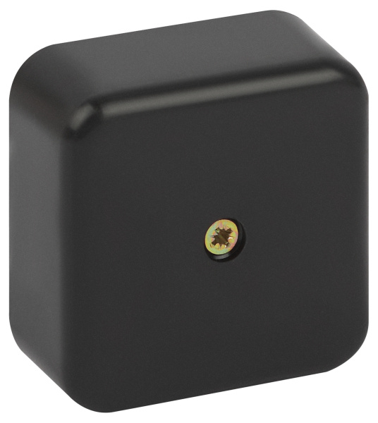 ЭРА Распаячная коробка BS-B-50-50-20 50х50х20мм без клеммы черная IP40