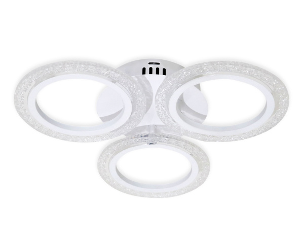 Купить Ambrella Потолочный светодиодный светильник с пультом FA4050/3 WH белый 4200K/3000/6400K 30W D490*65 (ПДУ ИК)