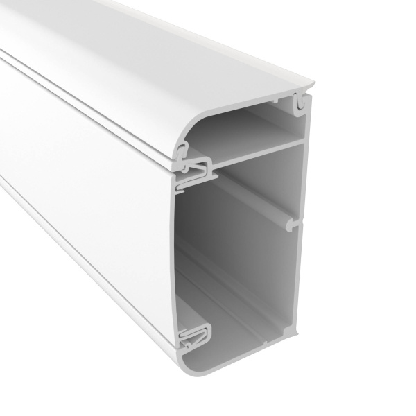 DKC Кабель-канал 90х50 мм, с перегородкой, боковой и фронтальной крышками