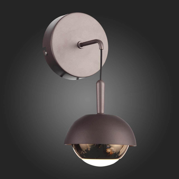 Купить ST Luce SL1602.321.01 Светильник настенный Кофейный, Золото/Кофейный, Золото LED 1*8W
