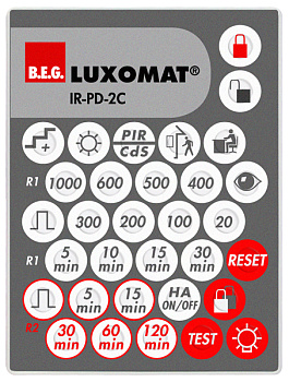 BEG Пульт управления  PD2-, PD4-M-2C, PD4-M-2C Corridor 92475