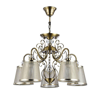 Freya Classic Driana Бронза Антик Потолочный светильник E14 40W FR2405-PL-05-BZ