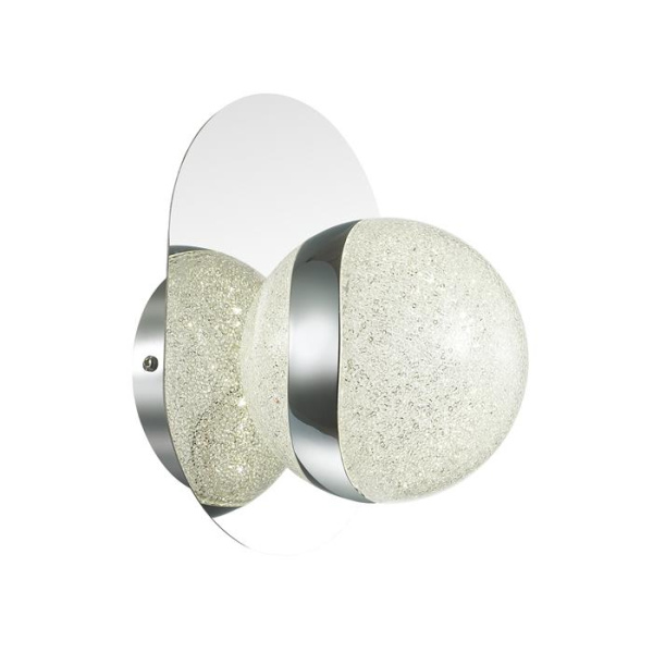 Odeon Light 4193/8WL ODL19 73 хром/белый Бра LED 8W DOMUS