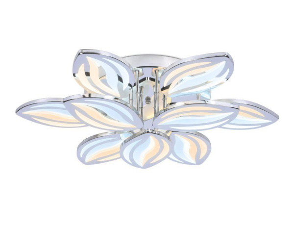 Купить Ambrella Потолочный светодиодный светильник с пультом FA467/6+3 CH хром 135W 720*620*120 (ПДУ РАДИО 2.4)