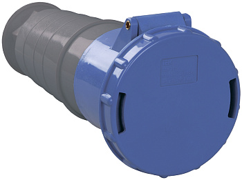 IEK Розетка 233 переносная 2Р+РЕ 63А 220В IP54