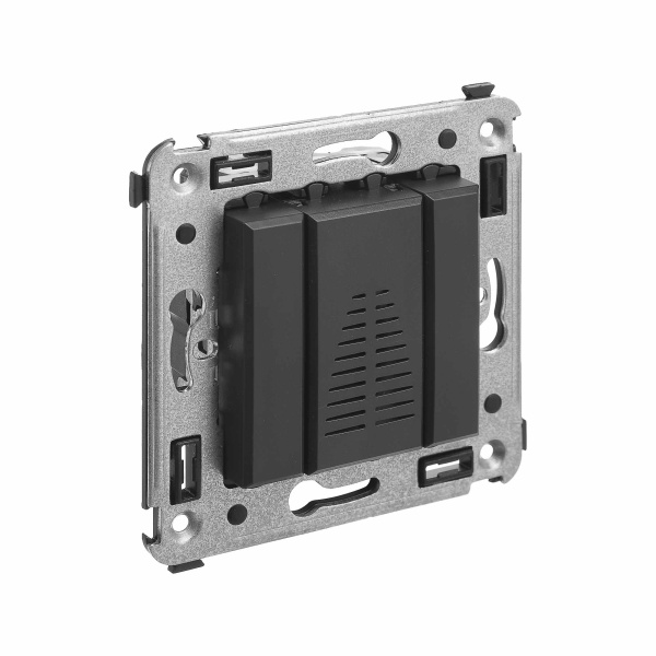 Купить DKC Звонок в стену, "Avanti", "Черный матовый"