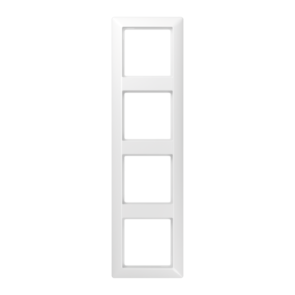 JUNG AS 500 Белая Рамка 4-ая ударопрочная AS584BFWW