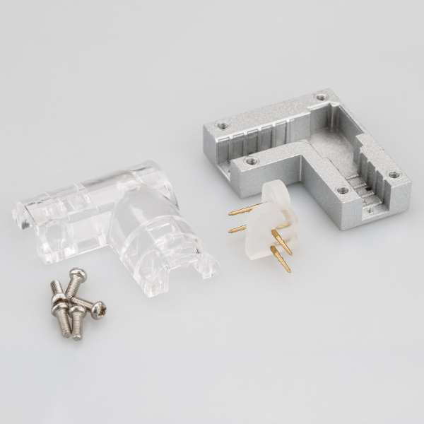 Купить Arlight Соединитель угловой ARL-CLEAR-Mini-90 (16x8mm) (Металл) 022705