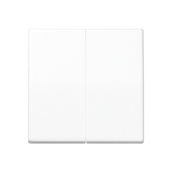 JUNG Клавиши для сдвоенного выключателя термопласт белые AS591-5BFWW