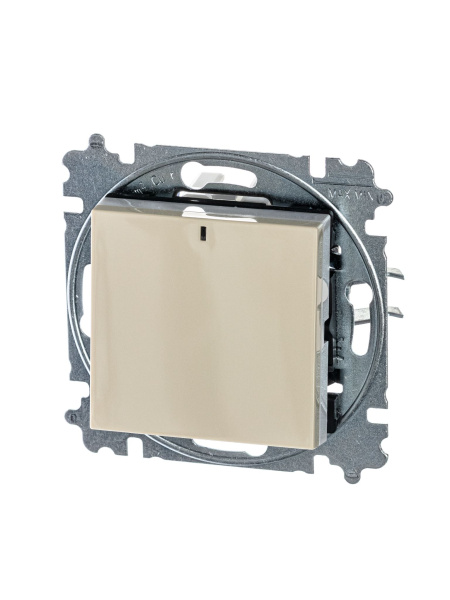 Купить ABB EPJ Levit слоновая кость / белый Выключатель 1-клавишный с подсветкой 2CHH590146A6017